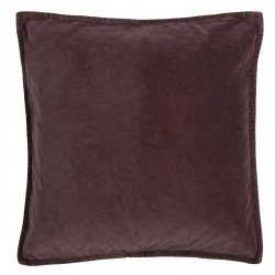 Pudebetræk velour vinrød / aubergine - Ib Laursen 50x50