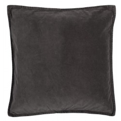 Pudebetræk velour gråsort - Ib Laursen 50x50