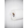 Toiletrulleholder "ALTUM" hvid m/ trærulle - Ib Laursen