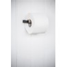 Toiletrulleholder "ALTUM" sort m/ trærulle - Ib Laursen