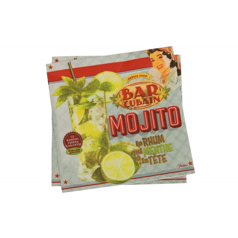 Billede af Servietter "Mojito" - Natives