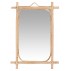 Spejl m/ bambuskant - Ib Laursen - 35,5x22cm