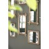 Spejl m/ bambuskant - Ib Laursen - 35,5x22cm