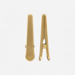 Klips m/ messing finish - Nicolas Vahé - 2 stk.