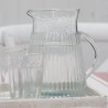 Glas,  café/vandglas m/ riller - Ib Laursen - 6 stk. kr. 60,-