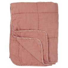 Quilt / Vattæppe støvet koral - Ib Laursen 130x180