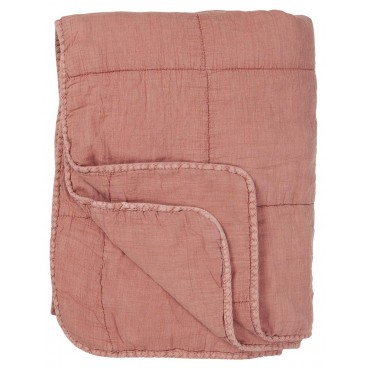 Quilt / Vattæppe støvet koral - Ib Laursen 130x180