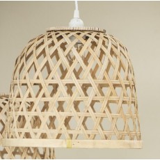 Loftslampe i bambus, lille - Ib Laursen