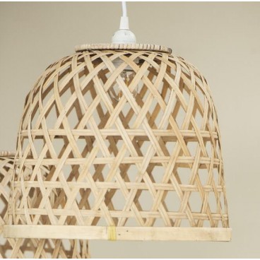 Loftslampe i bambus, lille - Ib Laursen