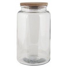 Glaskrukke m/ trælåg - Ib Laursen - 3750 ml