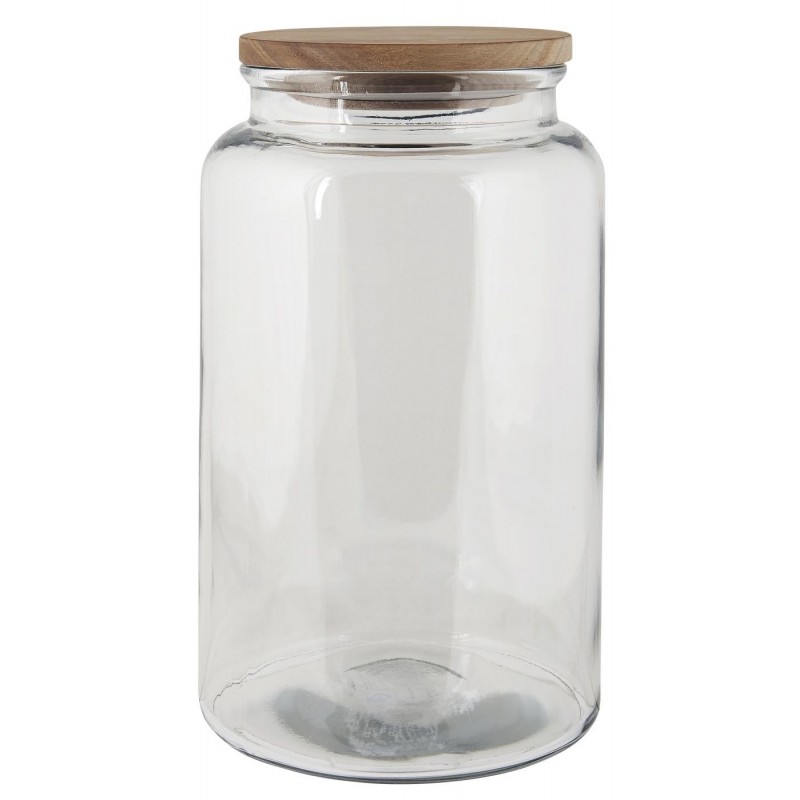 #3 - Glaskrukke m/ trælåg - Ib Laursen - 3750 ml