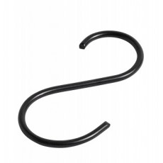 S-hook, slim, black