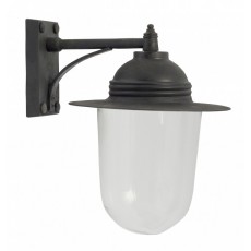 Outdoor lamp for wall, black finish