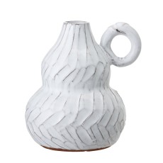 Vase "Deko" hvid - Bloomingville - H: 12,5cm