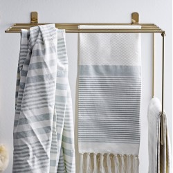 Håndklæde Rack, Guld, Metal