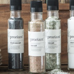 Havsalt m/ paprika & rosmarin m/ kværn Proviant - Ib Laursen