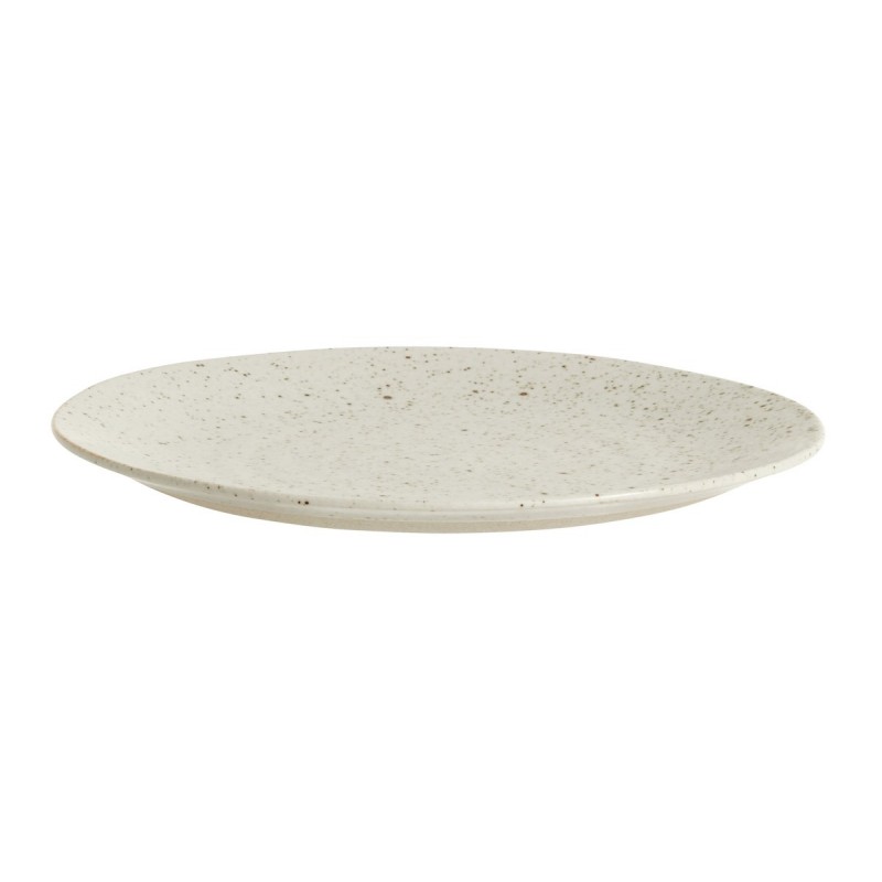 Billede af Tallerken "Grainy" sand/ beige - Nordal - Dia: 21cm