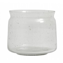 Skjuler "Bubbly" klart glas - Nordal - H: 13 cm