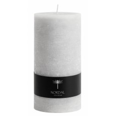 Rustik Lys - Nordal - Lys Grå - H: 20 cm