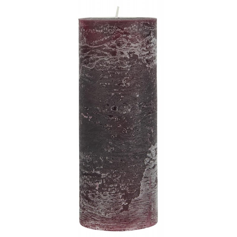 Bloklys vinrød - Ib Laursen - 7x18 cm