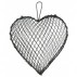 Hjerte i tråd t/ ophæng sort kan åbnes - Ib Laursen H: 22,5