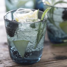 Drikkeglas blå - Ib Laursen