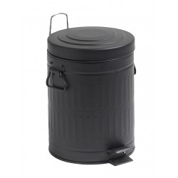 Pedalspand - Sort - Nordal - Toiletspand 5 ltr.
