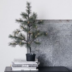 Juletræ / fyrretræ m/ lyskæde - House Doctor - H: 75 cm
