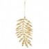 Ophæng "blad" guld finish metal - House Doctor - H: 15 cm