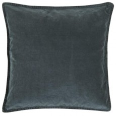 Pudebetræk petroleumsblå velour - Ib Laursen 50x50