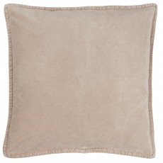 Pudebetræk velour beige - Ib Laursen 50x50