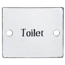 Skilt "Toilet" - Ib Laursen