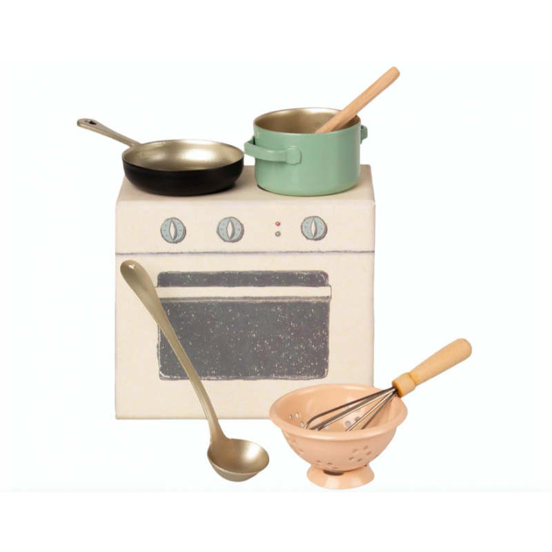 Billede af Komfur sæt/ redskaber - Maileg