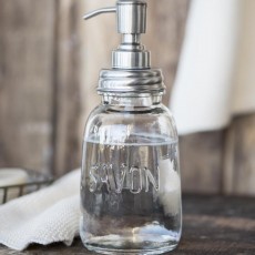 Sæbedispenser klart glas "Savon" - Ib Laursen