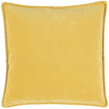 Pudebetræk velour "lemon drop" velour - Ib Laursen 50x50