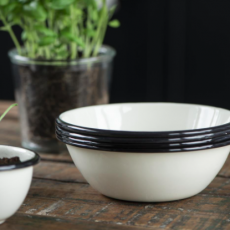 Skål emalje butter cream