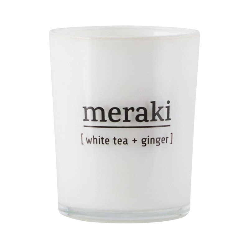 Billede af Duftlys White tea & Ginger - Meraki - Lille hos Mostersskur.dk