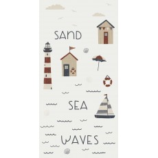 Serviet Sea Sand Waves 16 stk pr pk. - Ib Laursen