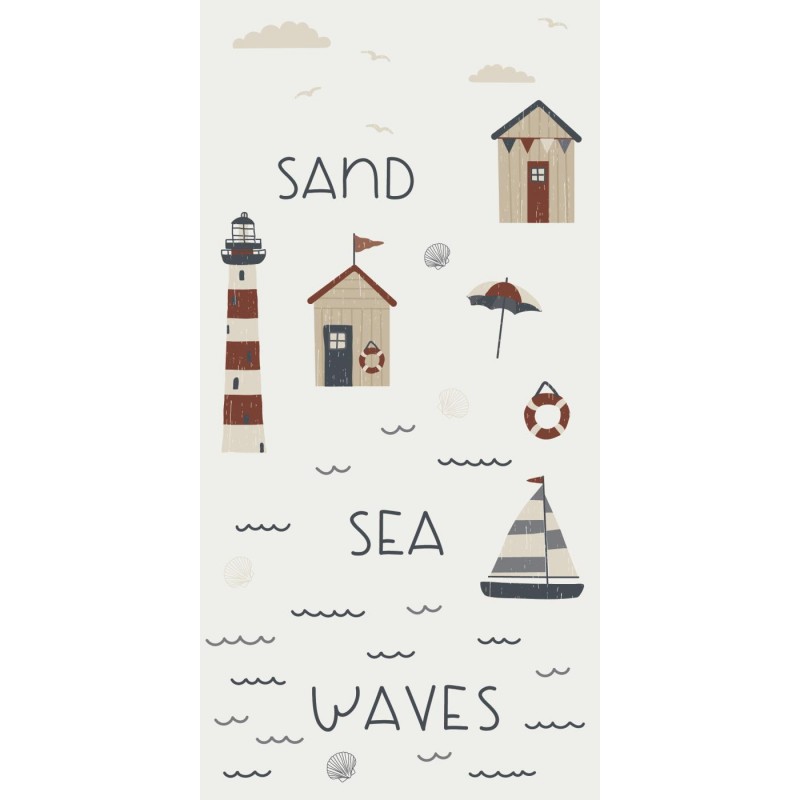 Billede af Servietter "Sea Sand Waves" - Ib Laursen