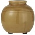 Vase "Yrsa" karrygul mini rustik m/ riller - Ib Laursen H:7,5