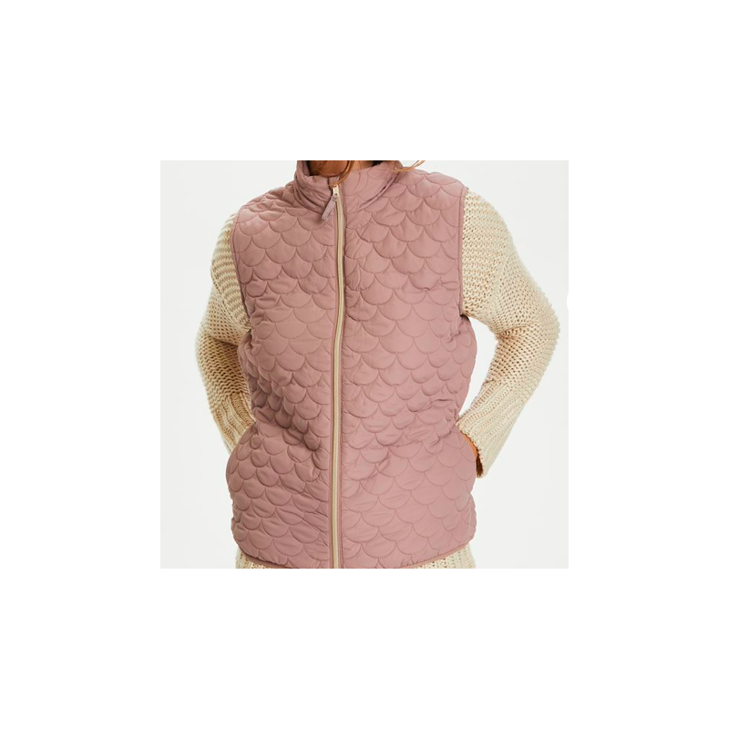 Billede af Vest Quiltet "EmmySZ" malva - Saint Tropez - Str. S