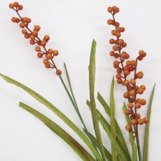Stilk/ blomst "Buckthorn" orange nuancer - House Doctor