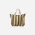 Taske/ shopper "Recy" gul & brun - House Doctor
