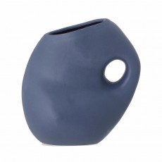Asya Vase, Blå, Stentøj