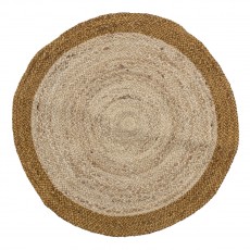 Birk Tæppe, Brun, Jute