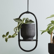 ELBA hanger for flower pots, black