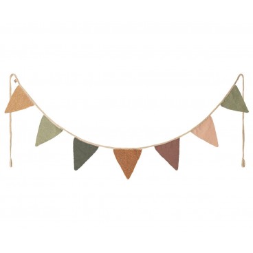 Guirlande strikket - Maileg - 7 flag
