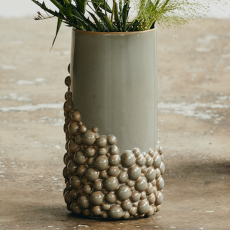 NAXOS vase, L, grey