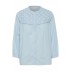 Skjorte lyseblå m/ hulmønster "GleniaSZ" - Saint Tropez