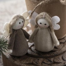 Engel stående "My Nostalgic Christmas" - Ib Laursen - Vælg ml 6 forsk.